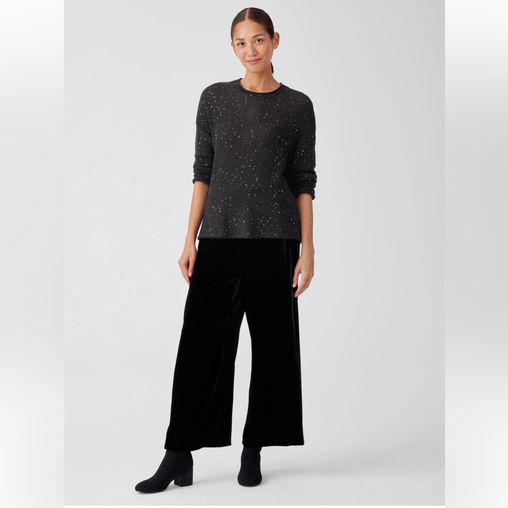 Eileen Fisher Merino Sequin Crew Neck Top size 3X, NWTs - Picture 5 of 14